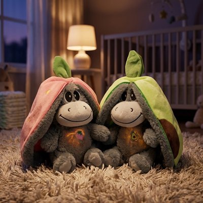Peluche qui respire ânes