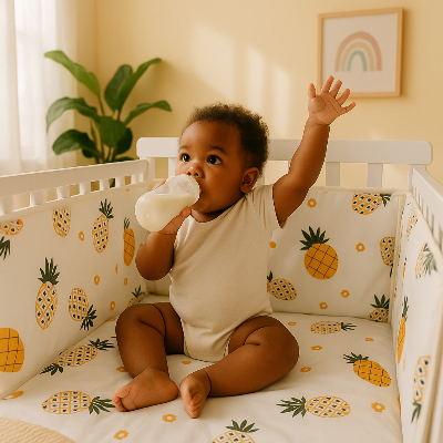 tour-de-lit-bébé-ananas