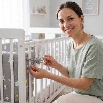 tour de  lit installé en 1 minutes par maman