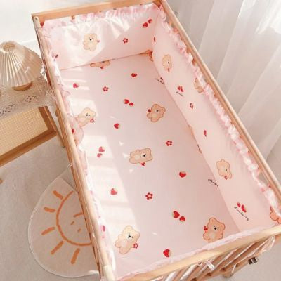 tour-de-lit-ourson-rose-5-pieces-dentelle