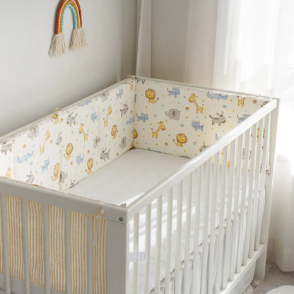 tour de lit pour bebe animaux jungle