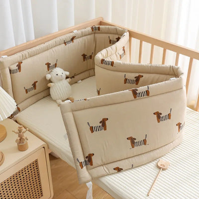 tour-de-lit-pour-bebe-chien-beige