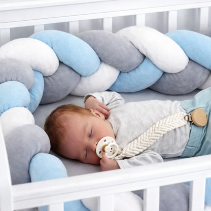 tour de lit tressé protecteur