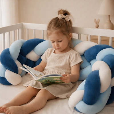 tresse-de-lit-bébé-coussin