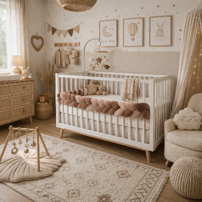 tresse-de-lit-bébé-decoration