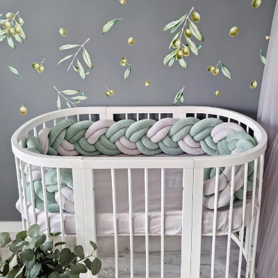 tresse de lit bébé berceau rond