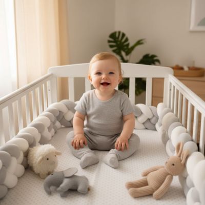 tresse de lit bébé qui joue berceau