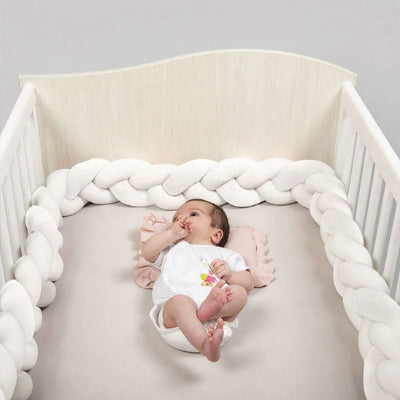 Tresse de lit | Blanc - Création Bébé-Maman
