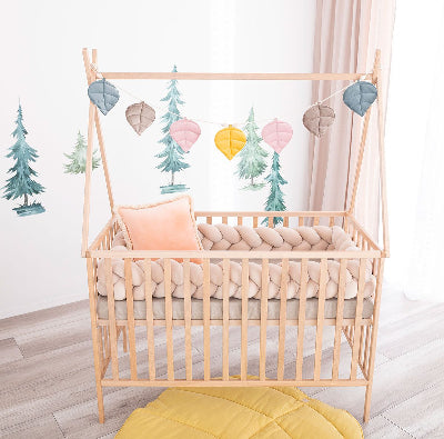 tresse de lit décoration chambre bébé