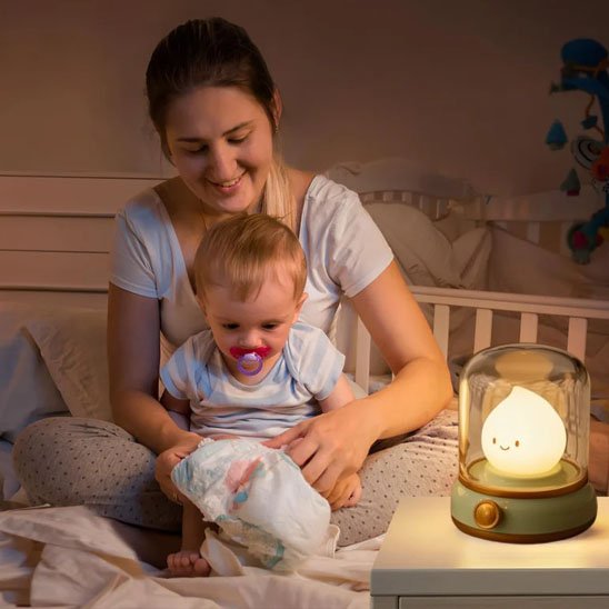 Veilleuse bébé maman-sécurise-bébé