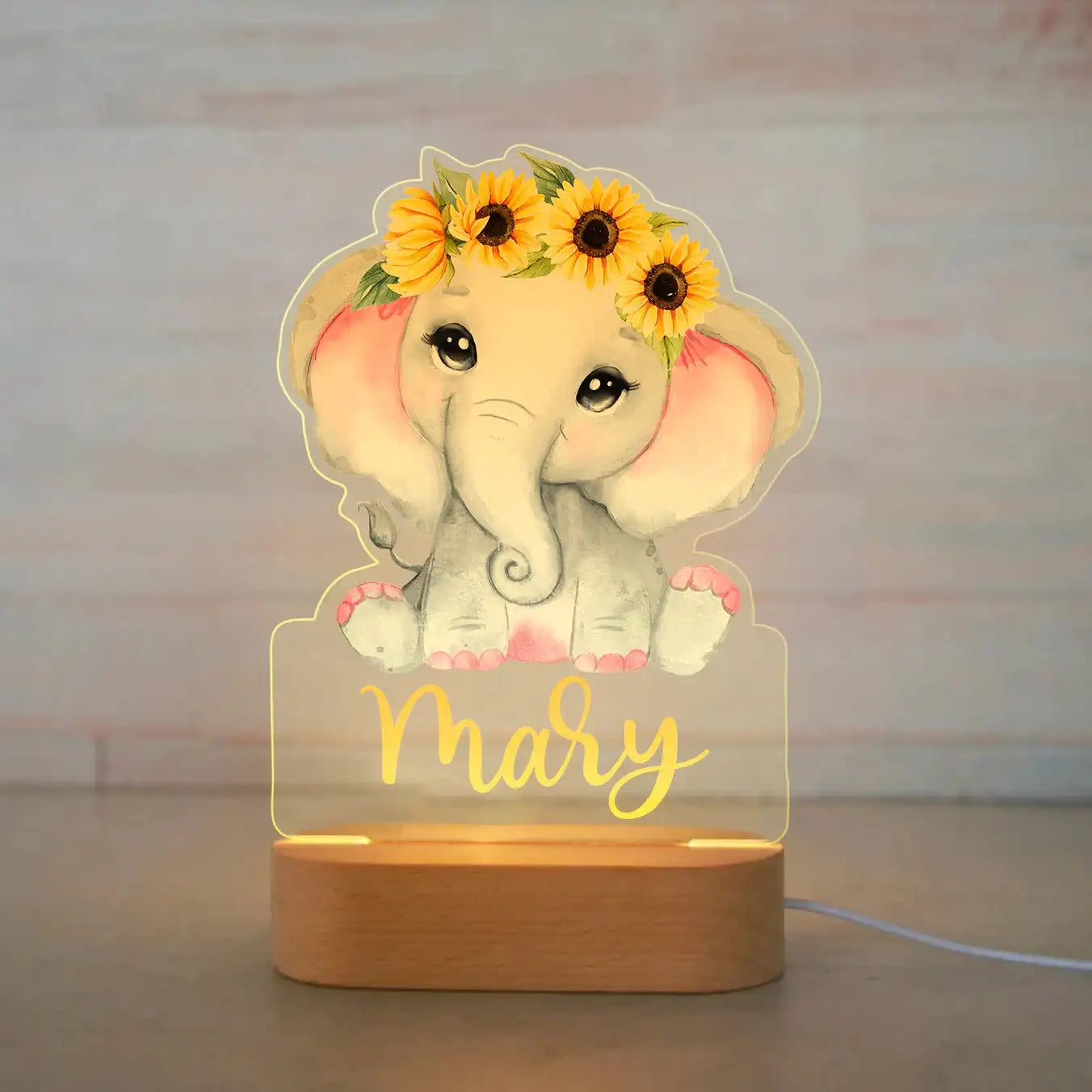 veilleuse-bébé-personnalisée-prénom-éléphant-fleur