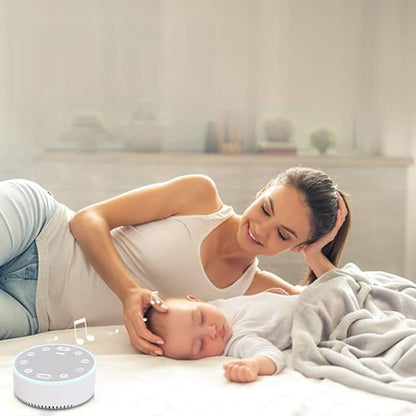 Veilleuse bruit blanc bébé chez mamie