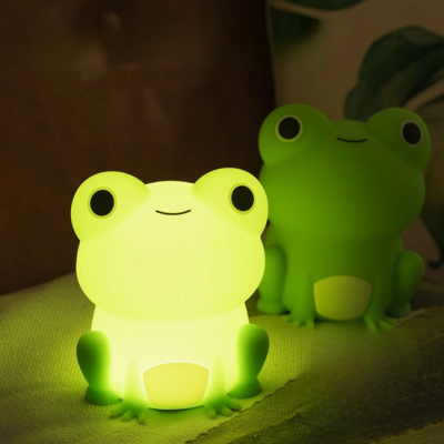 veilleuse-grenouille-ABS-silicone-lumière-chaude