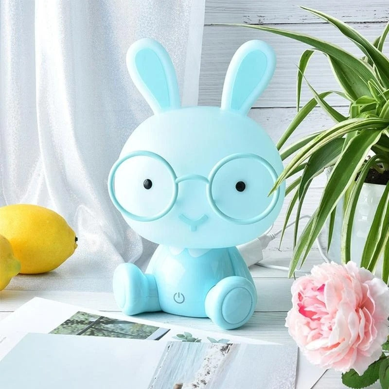 veilleuse lapin bleu