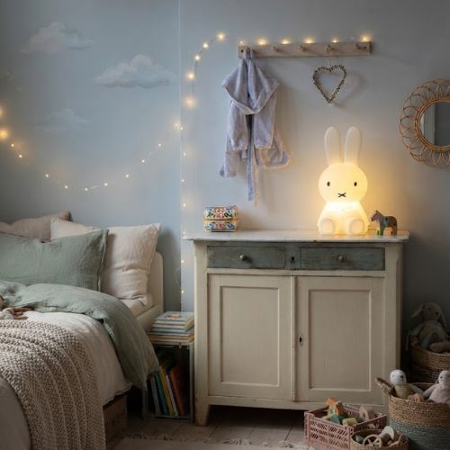 Veilleuse lapin décor chambre enfant