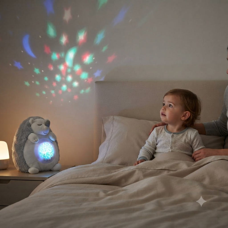 veilleuse projection bebe avec garçon qui grandit